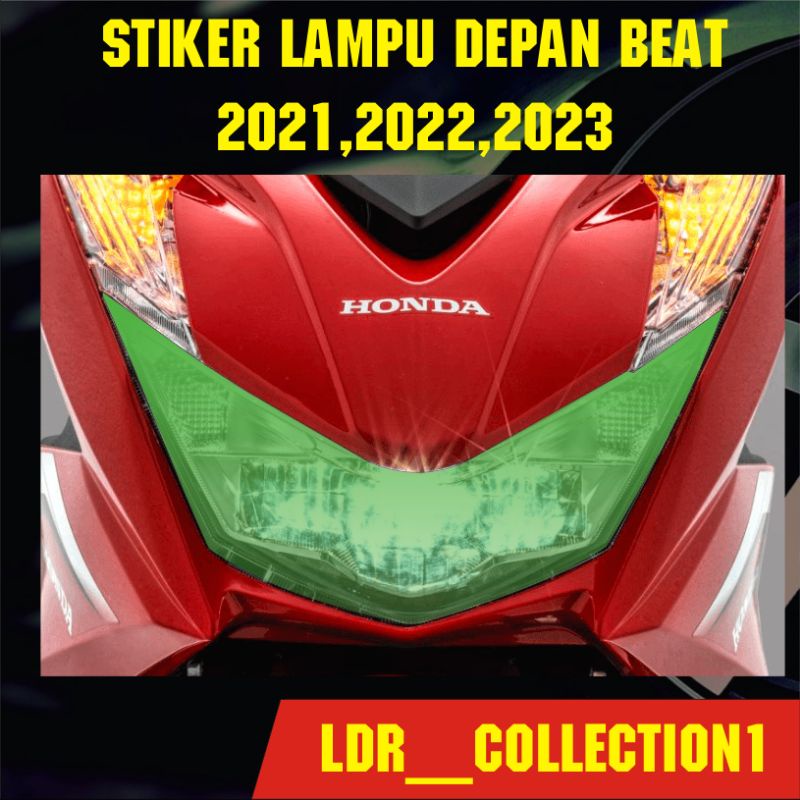 stiker cutting sticker lampu depan motor beat 2021,2022 dan 2023