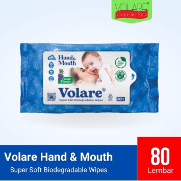 Tisu Basah Baby Volare Hand and Mouth 80'S
