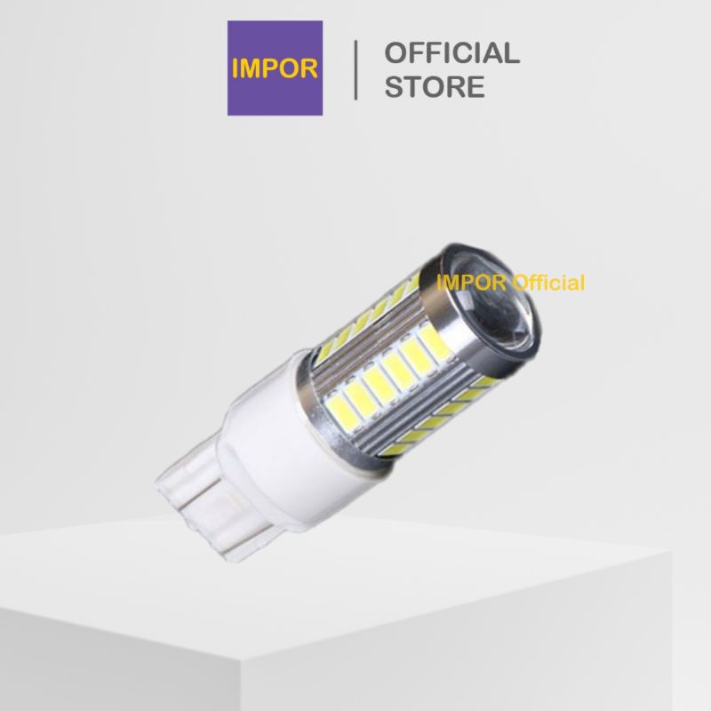 IMPOR Lampu LED Mobil T20 Rem Stop Stoplamp Lens Belakang Bohlam Motor