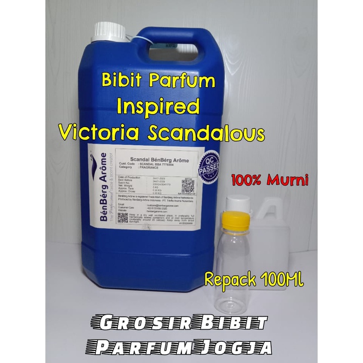 Bibit Parfum Victoria Scandalous Murni 100% Repack 100Ml by Benberg