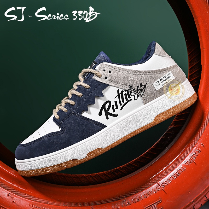 [JWALK] Sepatu Sneakers Casual Pria Keren dan Nyaman buat Hangout Kualitas Import Premium -330