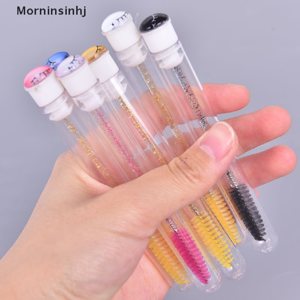 Mornin Reusable Brow Brush Tube Sikat Bulu Mata Sekali Pakai Tabung Anti Debu Alis id