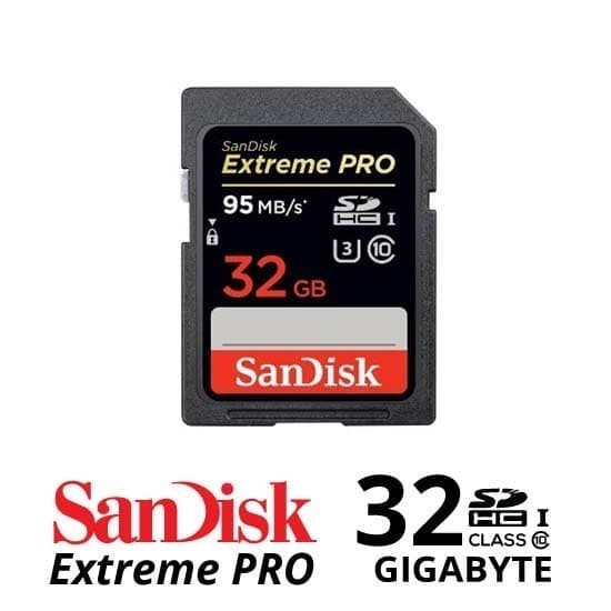 SDHC SD CARD SANDISK 32GB EXTREME PRO UP TO 95MB/S 32 GB 95 MBPS