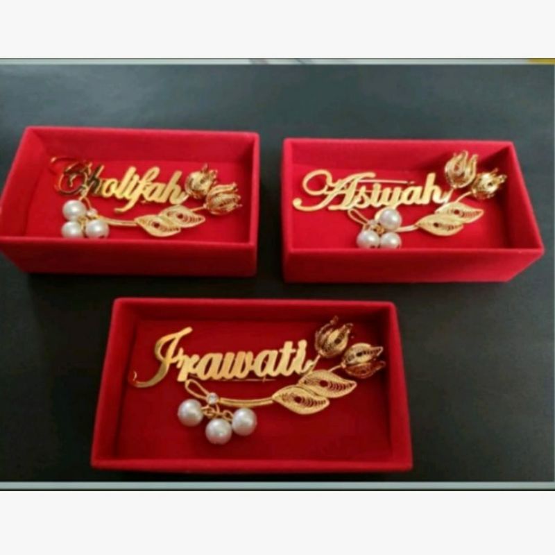 Bros nama lapis emas Bros nama sendiri Bros nama TERMURAH