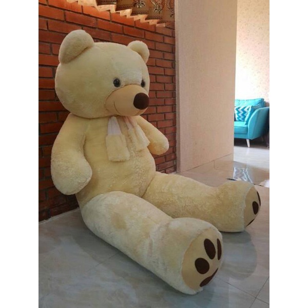 SNI ! Boneka Jumbo 1,3 Meter Beruang Teddy Bear 1 2 1.5 1,3 Meter m Pita Syal Jojon Tedy Ber Murah Termurah untuk kado ulang tahun anak pacar teman laki perempuan pria wanita cowok cewek gemes import pacar BESAR MINI KECIL everly.id everlyid gemoy lucu