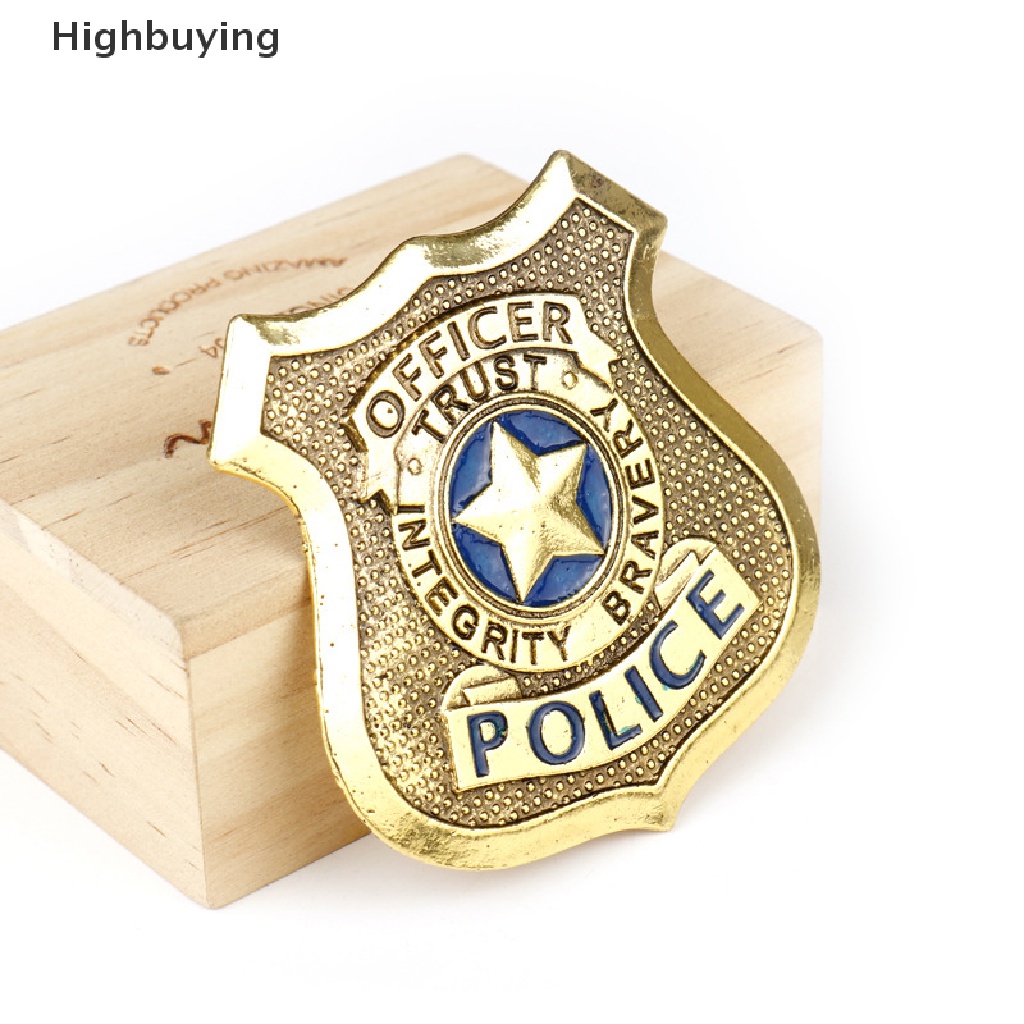 Hbid Aksesoris Film Cosplay Perhiasan Lencana Polisi Bros Pin Film Anime Zootopia Kelinci Judy Police Badge Brooch Hadiah Glory