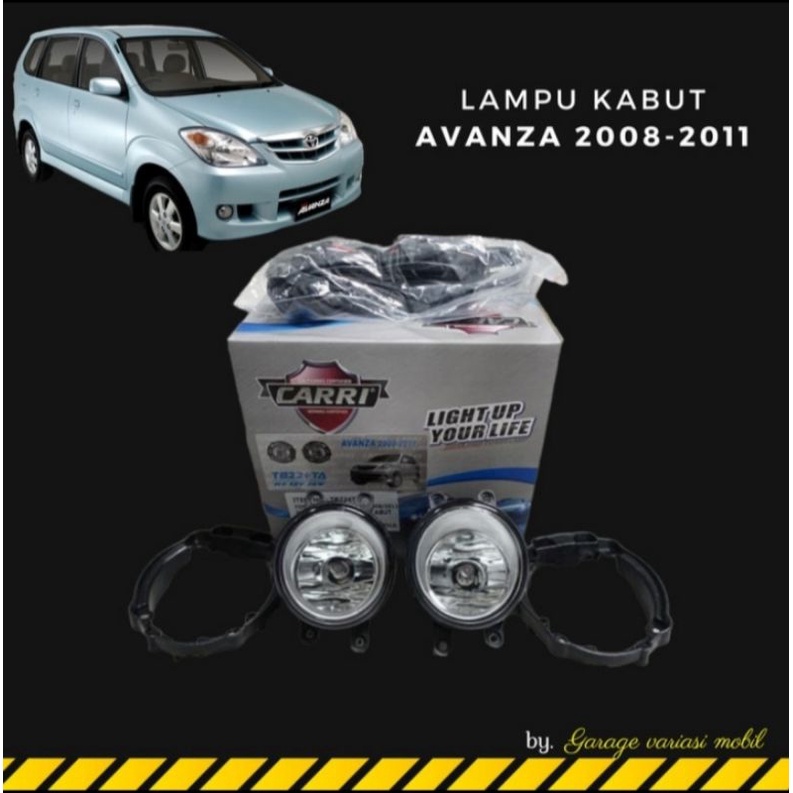 Lampu Kabut Mobil Foglamp CARRI Toyota Avanza 2008-2011