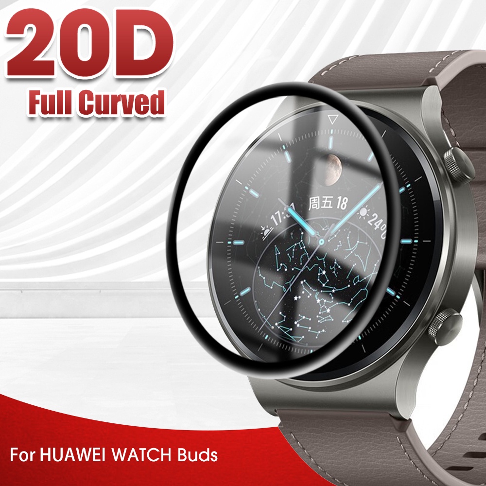 Pelindung Layar PMMA 3D Untuk Huawei Watch Buds Smartwatch HD Clear Soft Explosion-proof Screen Protective Film