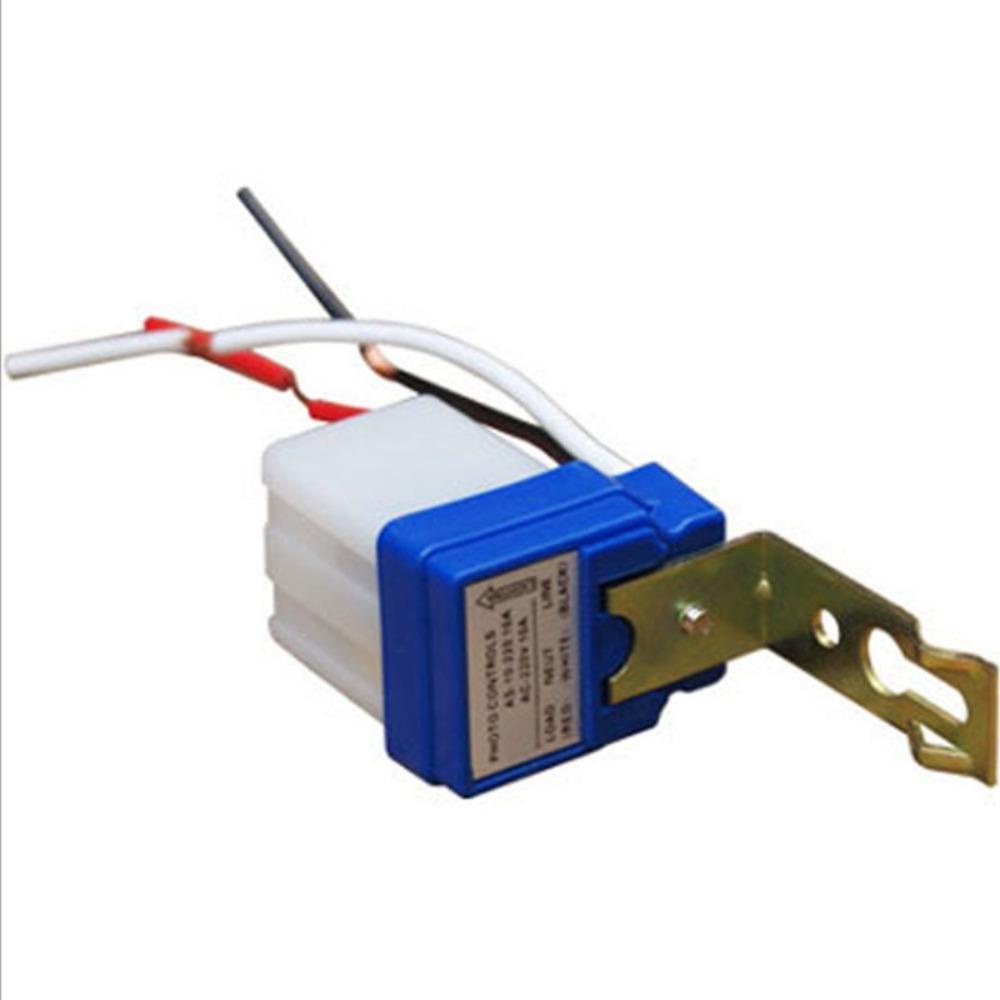 Lanfy Photoswitch Saklar Sensor Auto On Off Lampu Induksi Kontrol Cahaya Saklar Detector Smart Switch Light Controller Photocell Switch