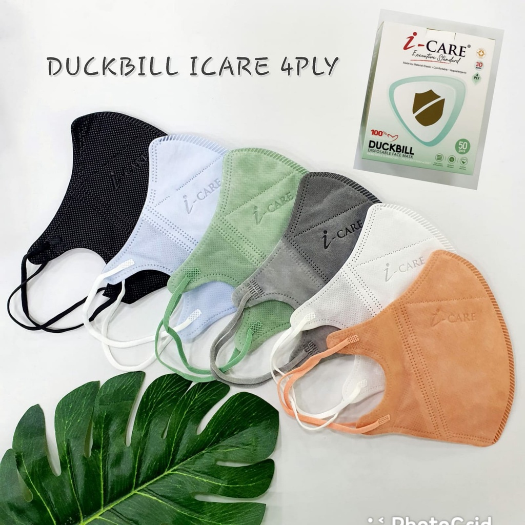 Masker Duckbill MIX Warna ICARE Isi 50PCS masker MIX ICARE