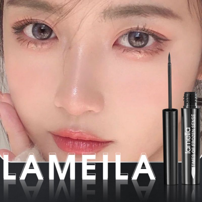 (Eyeliner black )Time Frozen Sense Series Lameila Original Waterproof Termurah