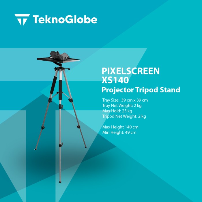 PIXELSCREEN XS140 Projector Tripod Stand