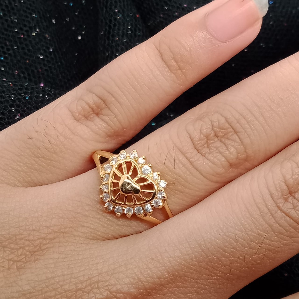 Cincin emas 17k - 3 gr kadar 750 - 4160