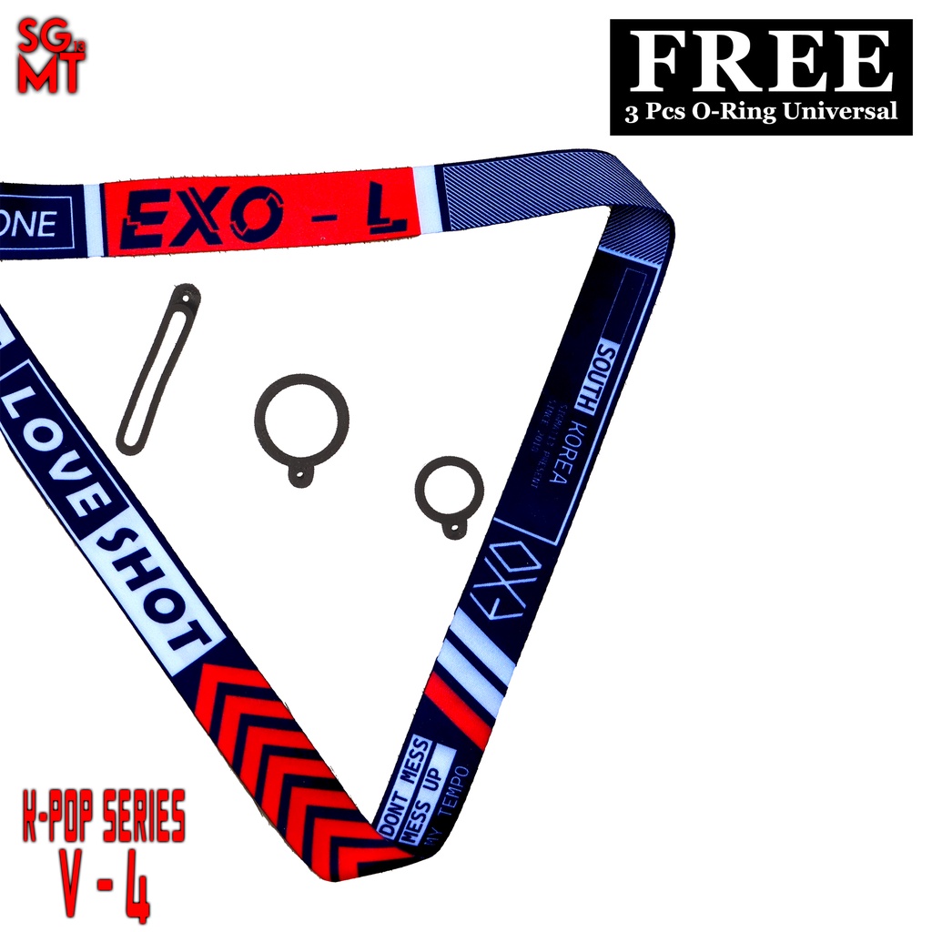 Lanyard EXO Sigmat13 Tali Gantungan hp EXO Gantungan id card Printing Kpop Series 4