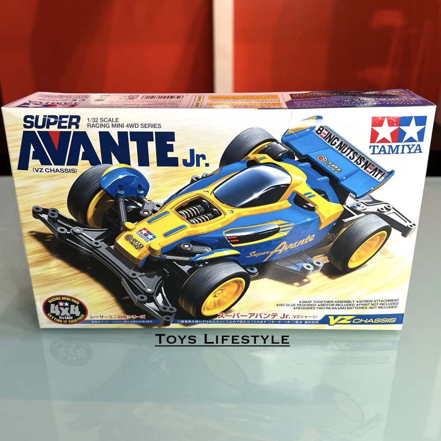 Mainan Rakit Mobil Tamiya Mini 4WD - Super Avante Jr (ORIGINAL)