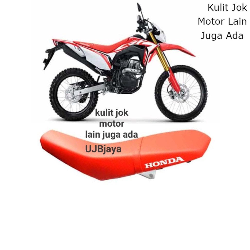 Kulit Jok Motor CRF 150 BAHAN ORI Sarung Jok Motor CRF 150 G3