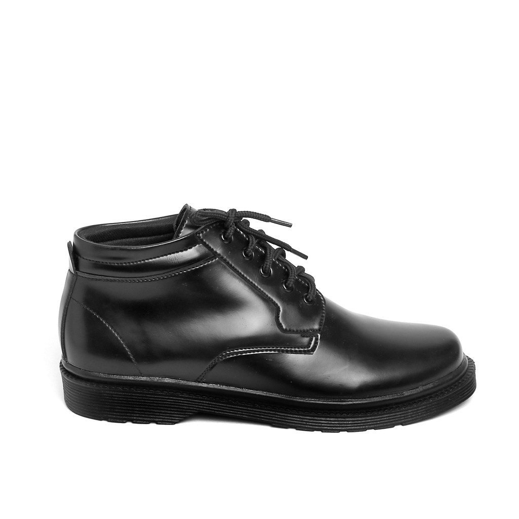 TR001 | Sepatu Boots Hitam Safety Pantofel Pria Casual Kerja Formal Kantor Original Pria | FORIND Terraforma