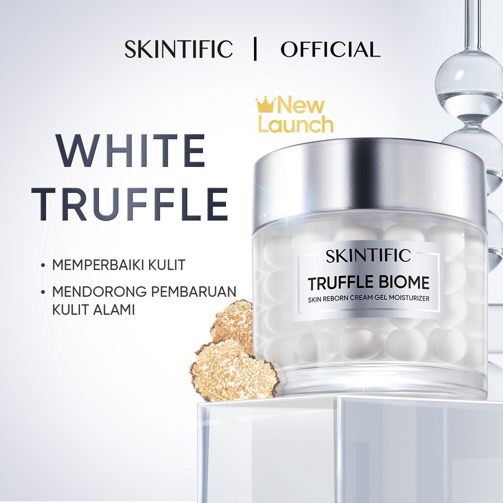 READY SKINTIFIC Truffle Biome Skin Reborn Cream Gel Moisturizer 30g with 5X Ceramide Repair Skin for Redness