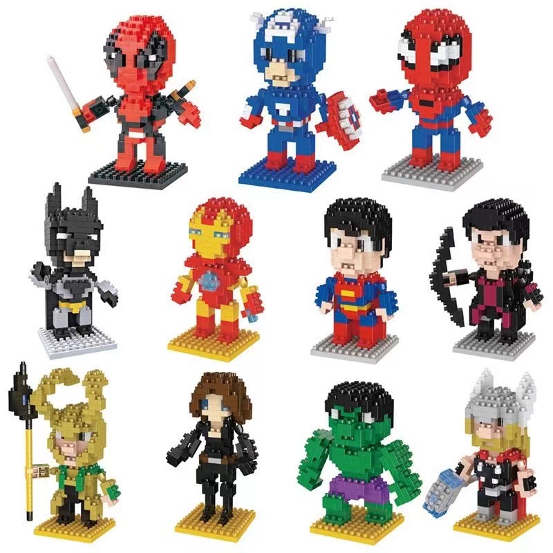 Lego Marvel Super Heroes Spiderman Thor Avengers Endgame Blok Bangunan DIY Mainan Anak Hadiah