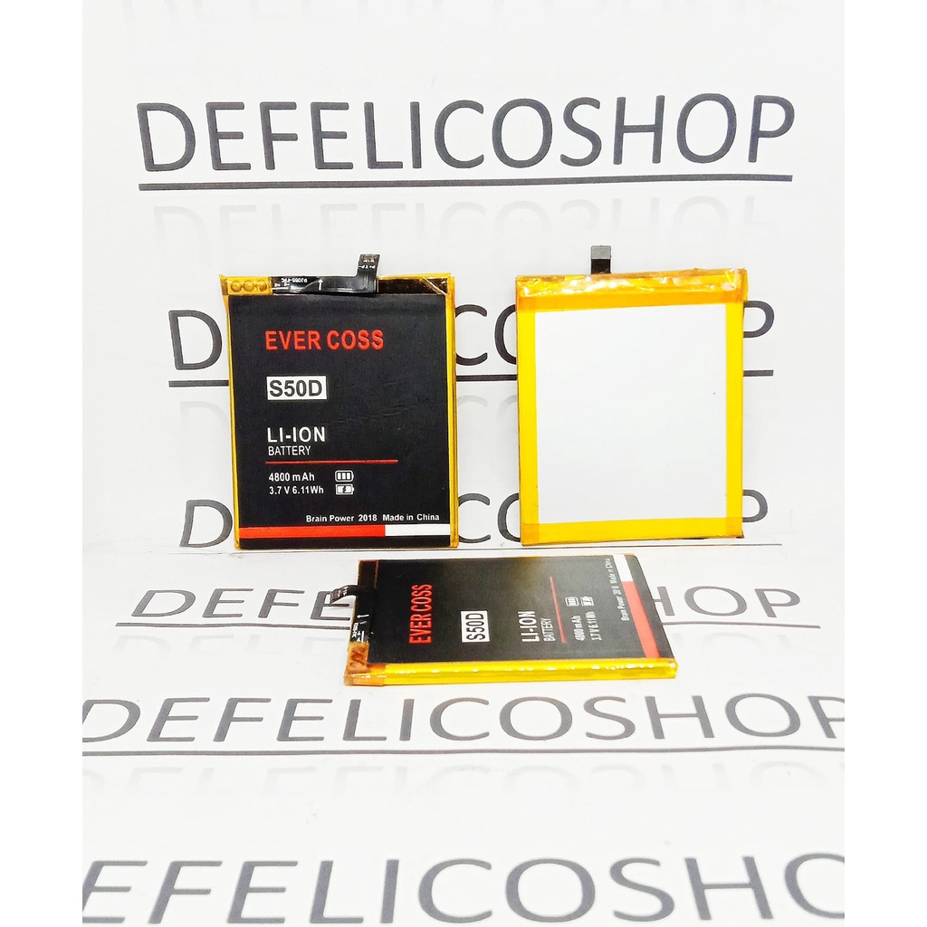 Baterai HP EVERCROSS GENPRO X S50D SOCKET Ori Original Double Power Batrai Batre HP