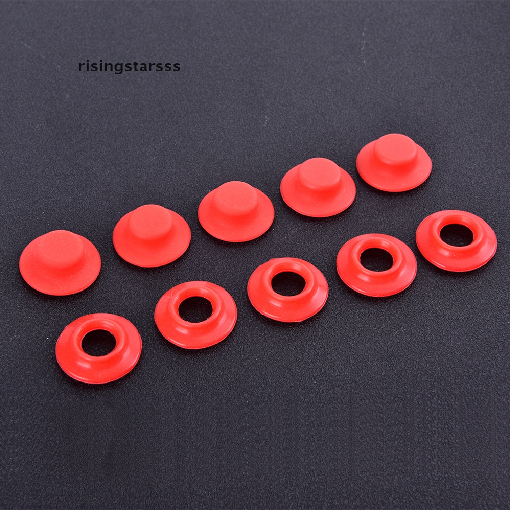 Rsid Span-new 10Pcs Karet Silikon Gasket Pencuci Backs Untuk Tutup Swing Top Tutup Botol Home Jelly