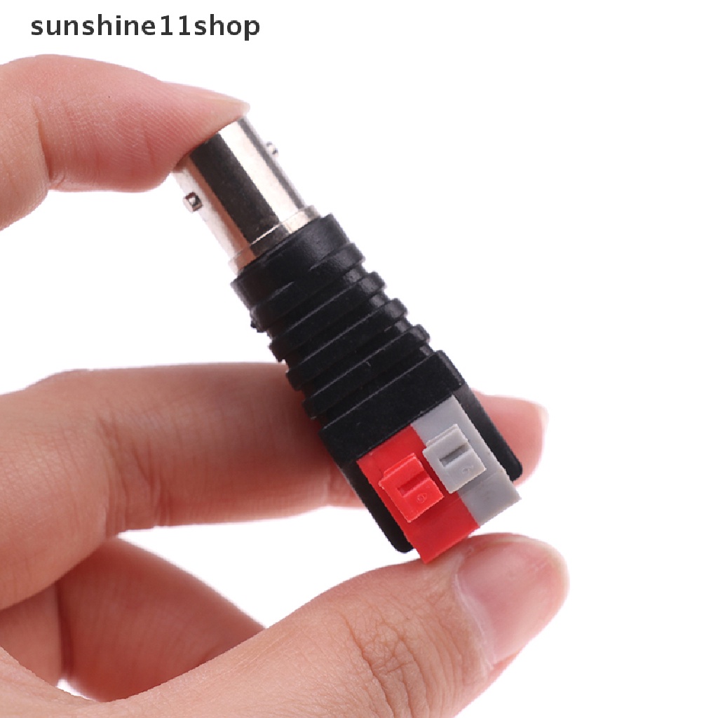Sho 2PCS Q9 Plug 75-5 Press Bnc Konektor Bnc Video Kabel Interface Inti Tembaga N