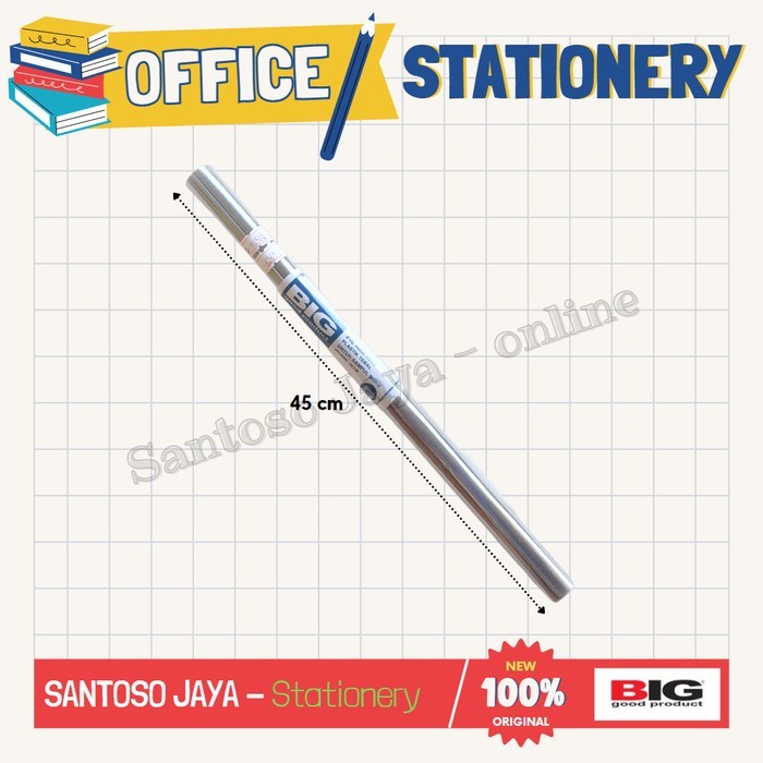 

Sampul Buku MIKA Gulung merk BIG - Sampul Komik PVC Roll 45x500 cm