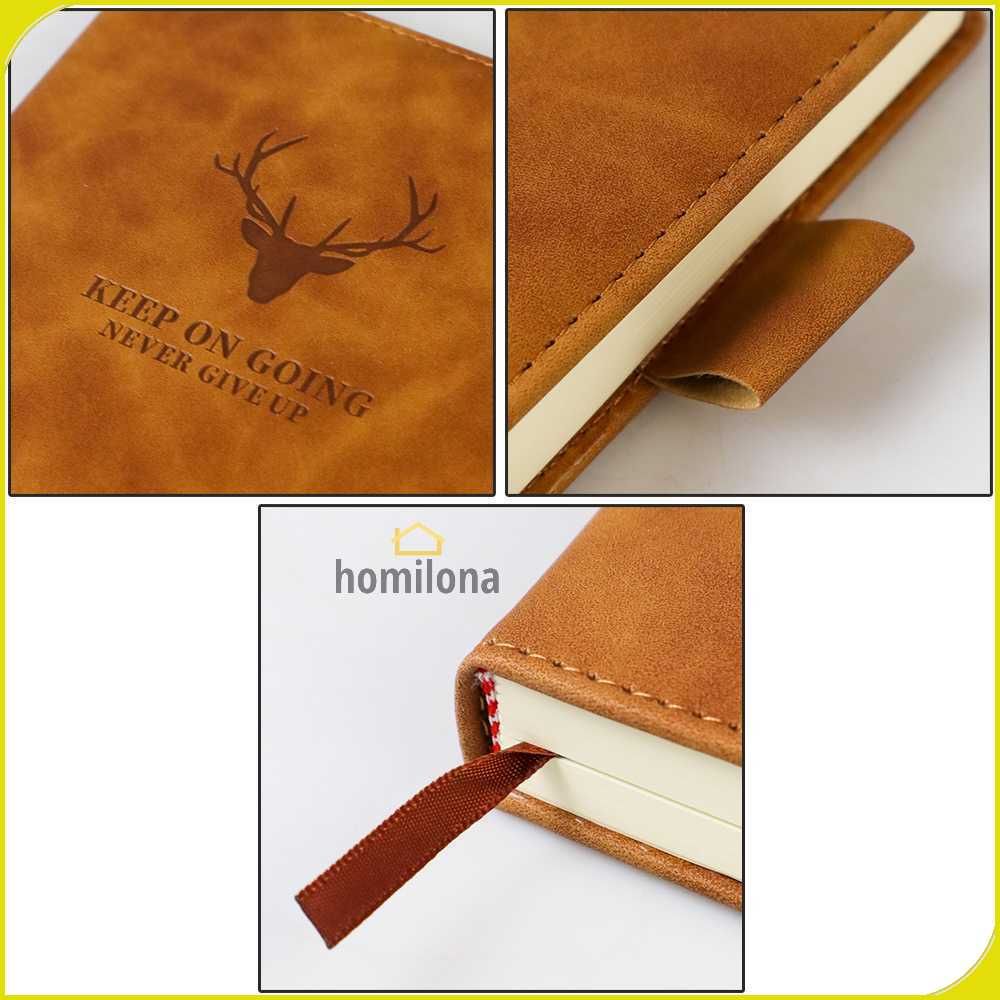 Tlevino Buku Catatan Kerja Notebooks Cover Kulit Kertas A5 - CW-5025