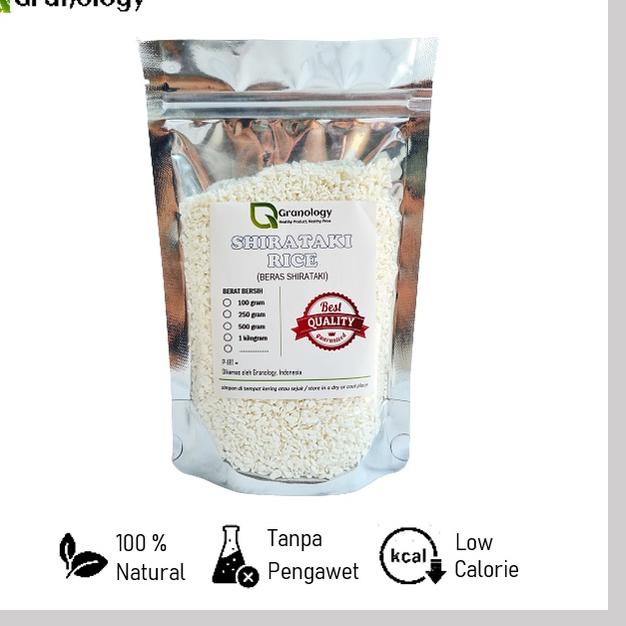 

♕ Beras Shirataki Konnyaku / Beras Diet (250 gram) by Granology ☪