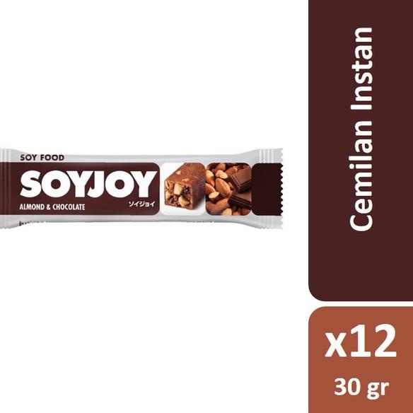 

ⅎ Soyjoy Almond & Chocolate 30g x 12 Bars ➷