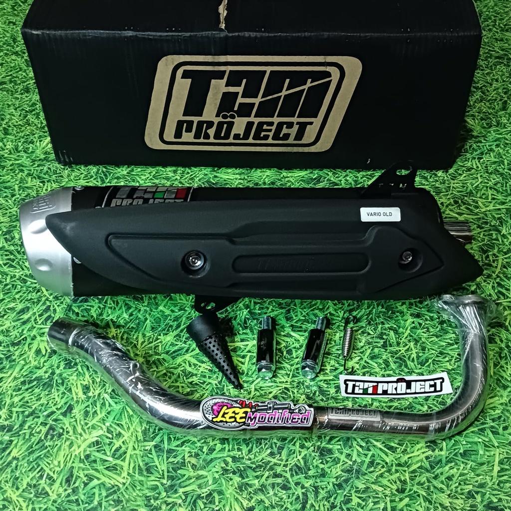 knalpot tzm project racing vario 125 vario 150 led old / knalpot tzm racing vario 125/150 led old / 