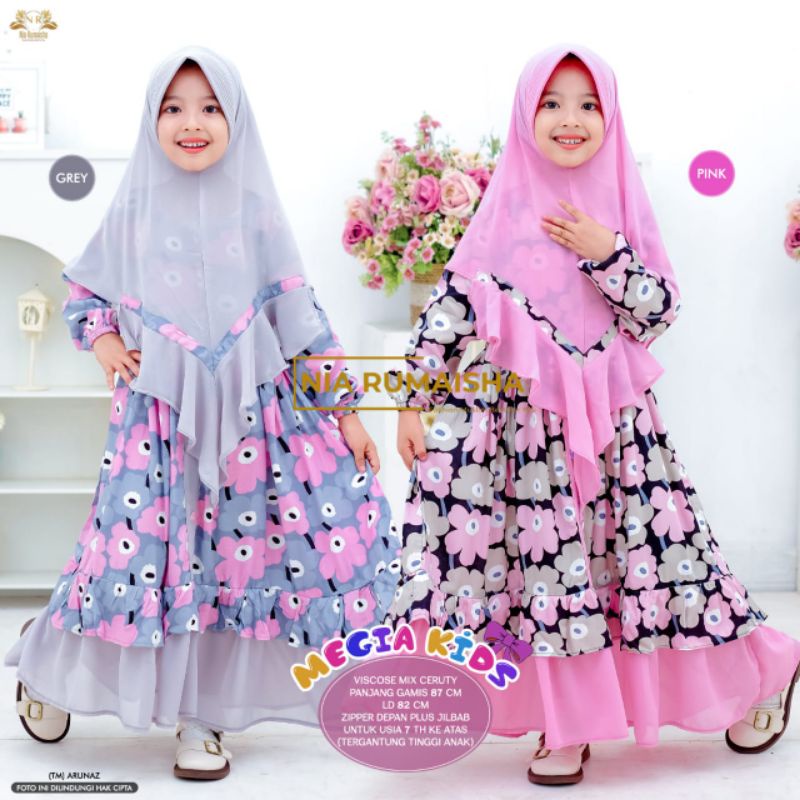 Gamis Anak Megia Kids By Nia Rumaisha