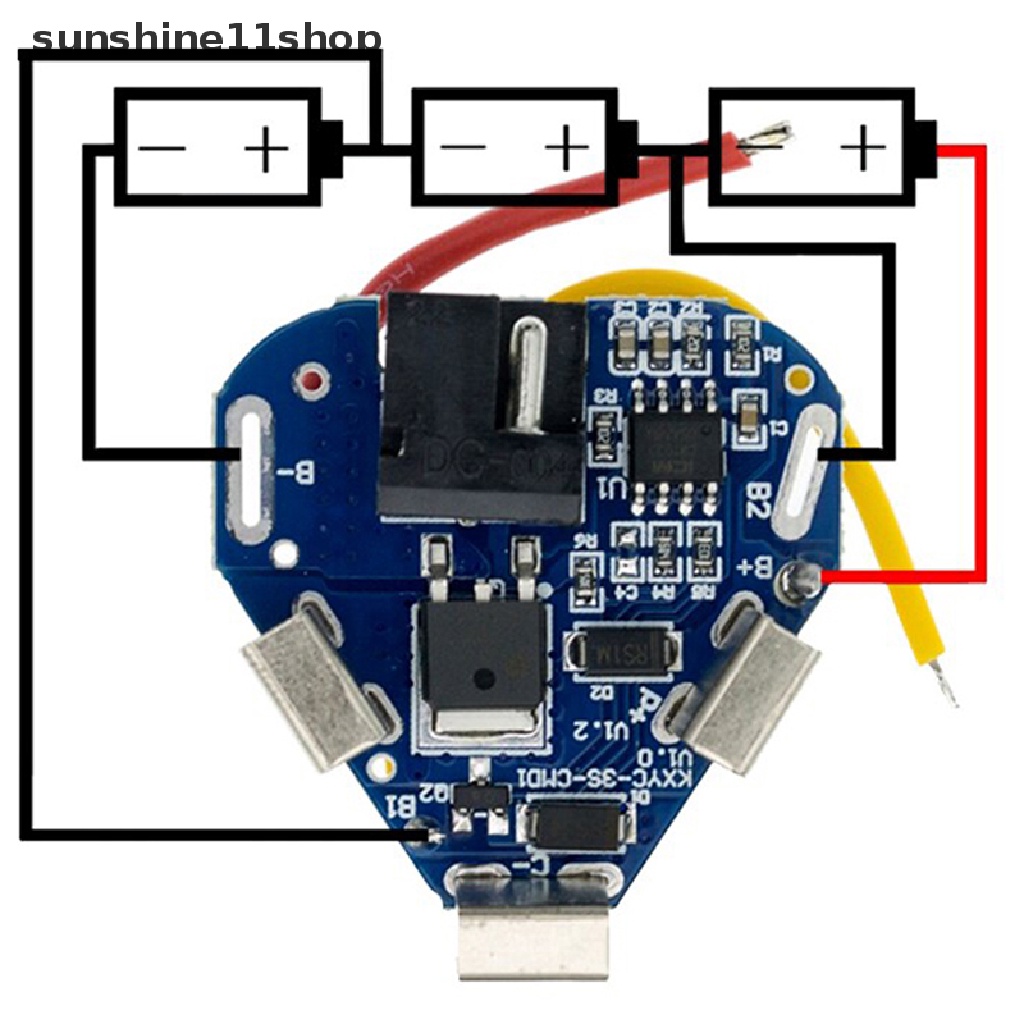 Sho 3S 12.6V 6A BMS Li-ion Lithium Papan Perlindungan 18650balancer Equalizer Board Untuk Bor Listrik N