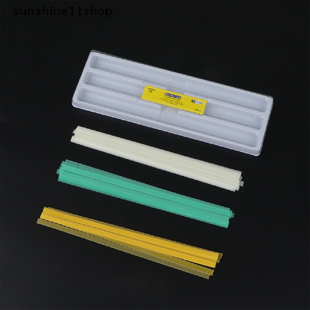 Sho 75pcs/box Resin Poles Strip Gigi Gerinda Bahan Halus 143mm Alat N