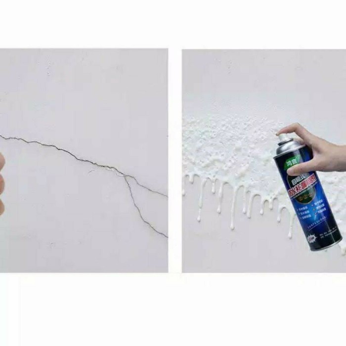 Spraying Waterproof Murah Leak-Feeling Spray Anti Bocor Tahan Air Atap-Roof Glue Exterior Wall 700ml