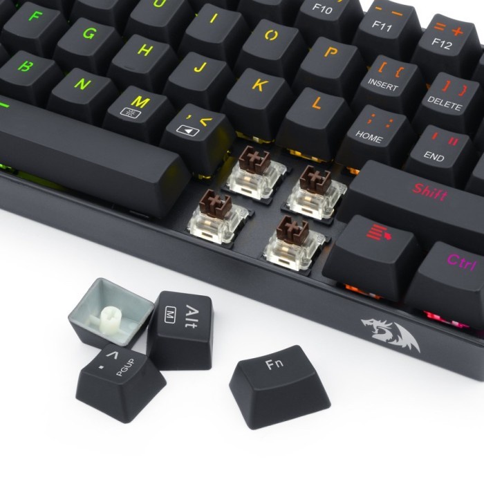 Mechanical Keyboard Redragon Mechanical Gaming Keyboard RGB DRAGONBORN - K630RGB BABYGOLD