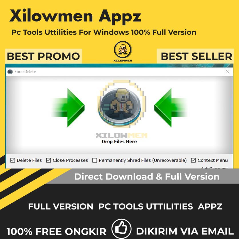 [Full Version] ForceDelete Pro PC Tools Software Utilities Lifetime Win OS