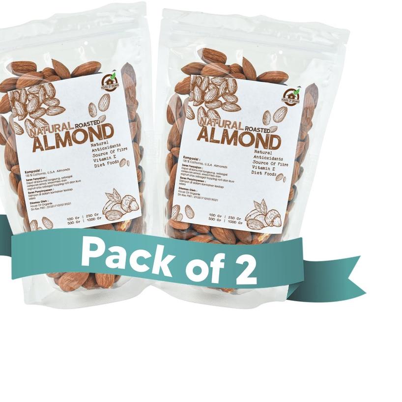 

♧ House Of Organix Pack Of 2 Roasted Almond 250 Gr ➼