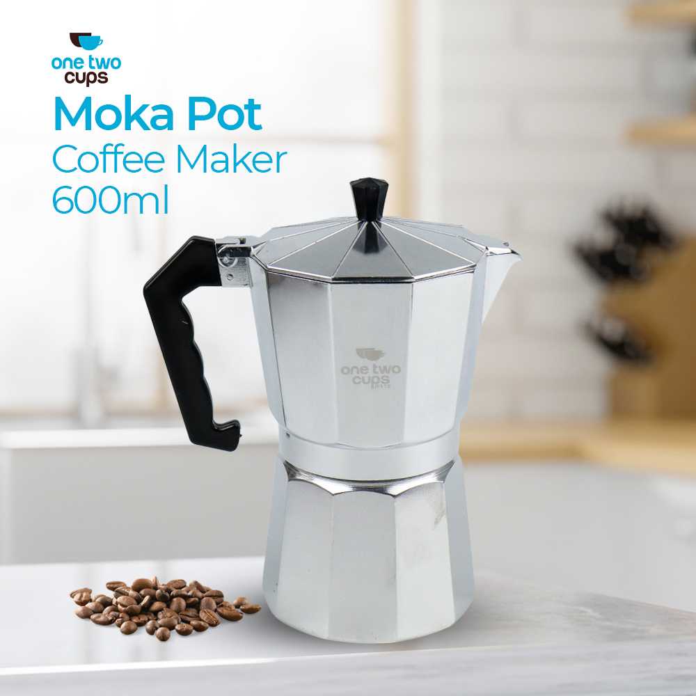 One Two Cups Espresso Coffee Maker Moka Pot Teko Filter - JF112 harmoni kitchen