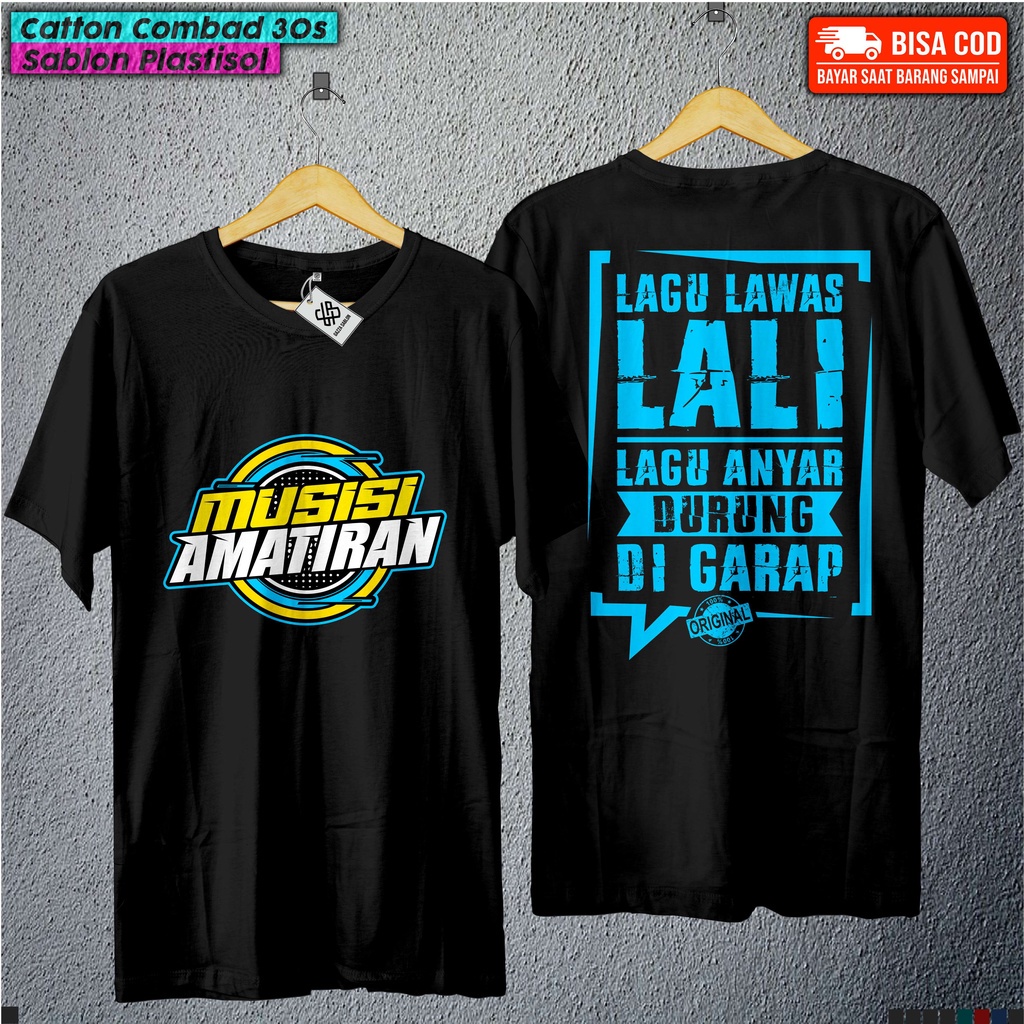 [COD] Kaos Musisi Amatiran || Kaos Dangdut Koplo || Kaos Seniman Kendang || Kaos Distro