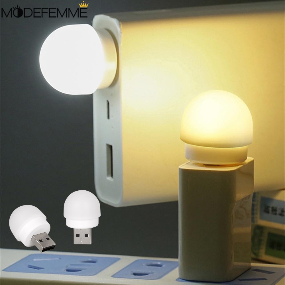 Lampu Malam LED Diam Pelindung Mata Lampu Baca USB Plug Scene Lighting Hemat Energi Lampu Tidur Mini Portable Soft Light Untuk Kamar Tidur Koridor Camping