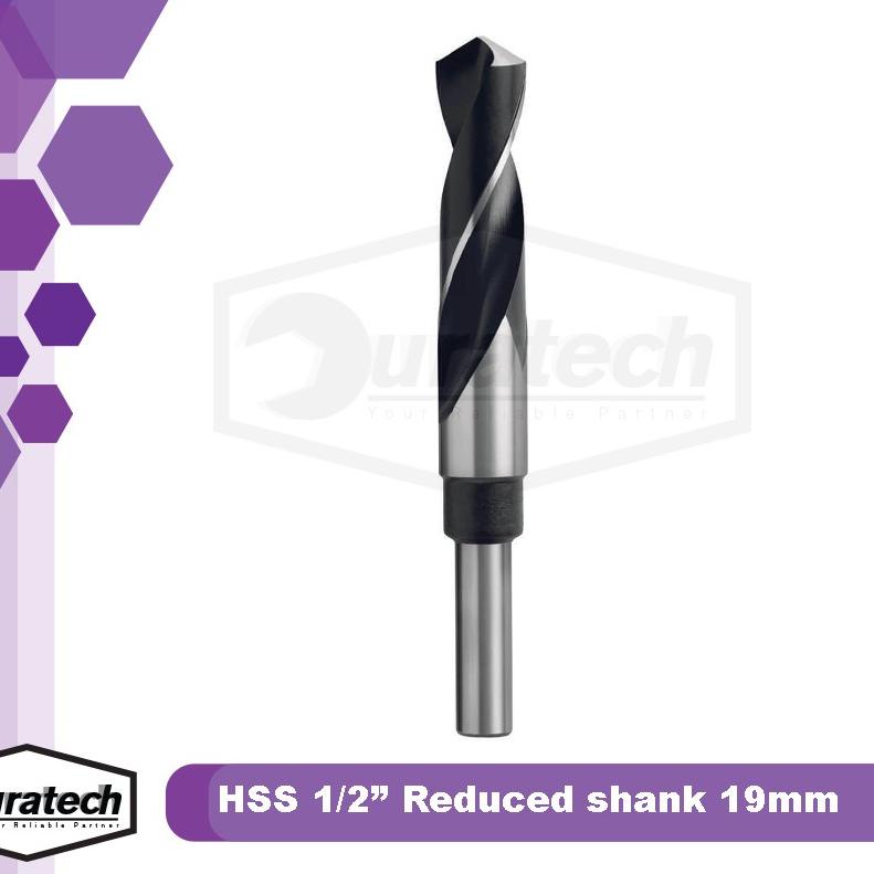 ☼ Mata bor besi mesin bor tangan 19mm / Mata bor reduced shank 1/2inch size 19 mm Benz Werkz ➻