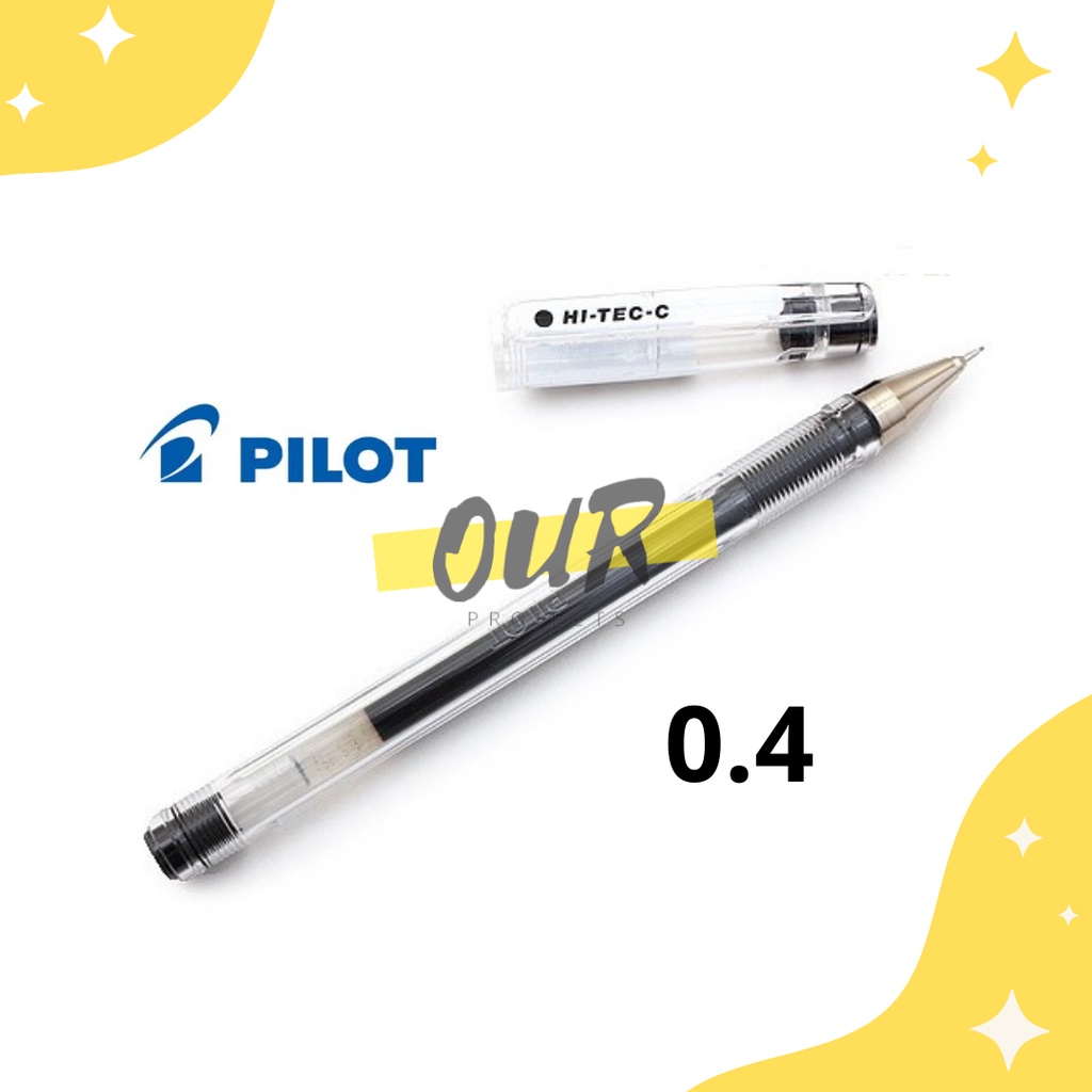 

PENA HI-TECH PILOT HITAM 0.4 MM HITAM [Our_projects]