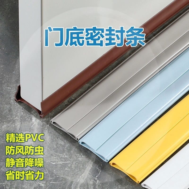 Silikon Penutup Celah Bawah Pintu Alas Pintu Penghalang Debu Kecoa Binatang Suara Silicon Penutup Ce