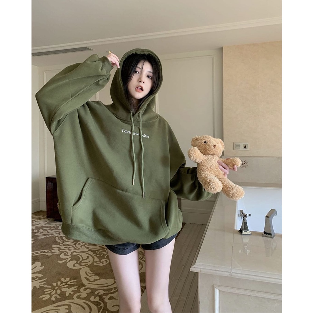 XXL GIVE A CHIC SWEATER HOODIE WANITA OVERSIZE / SWEATER WANITA KOREAN STYLE