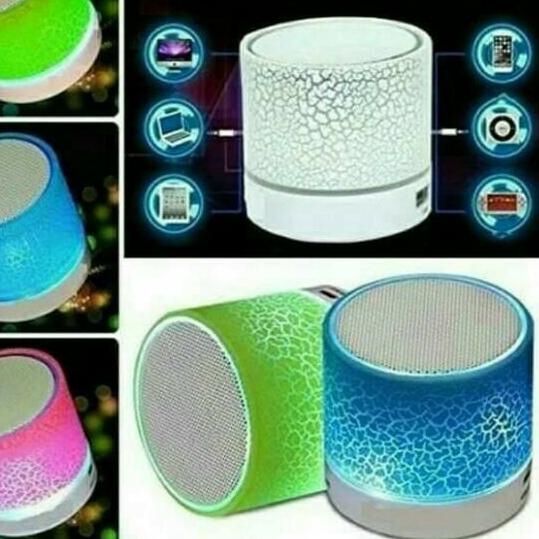 Obral Hemat Speaker Bluetooth Lampu Retak Music support USB Flashdisk