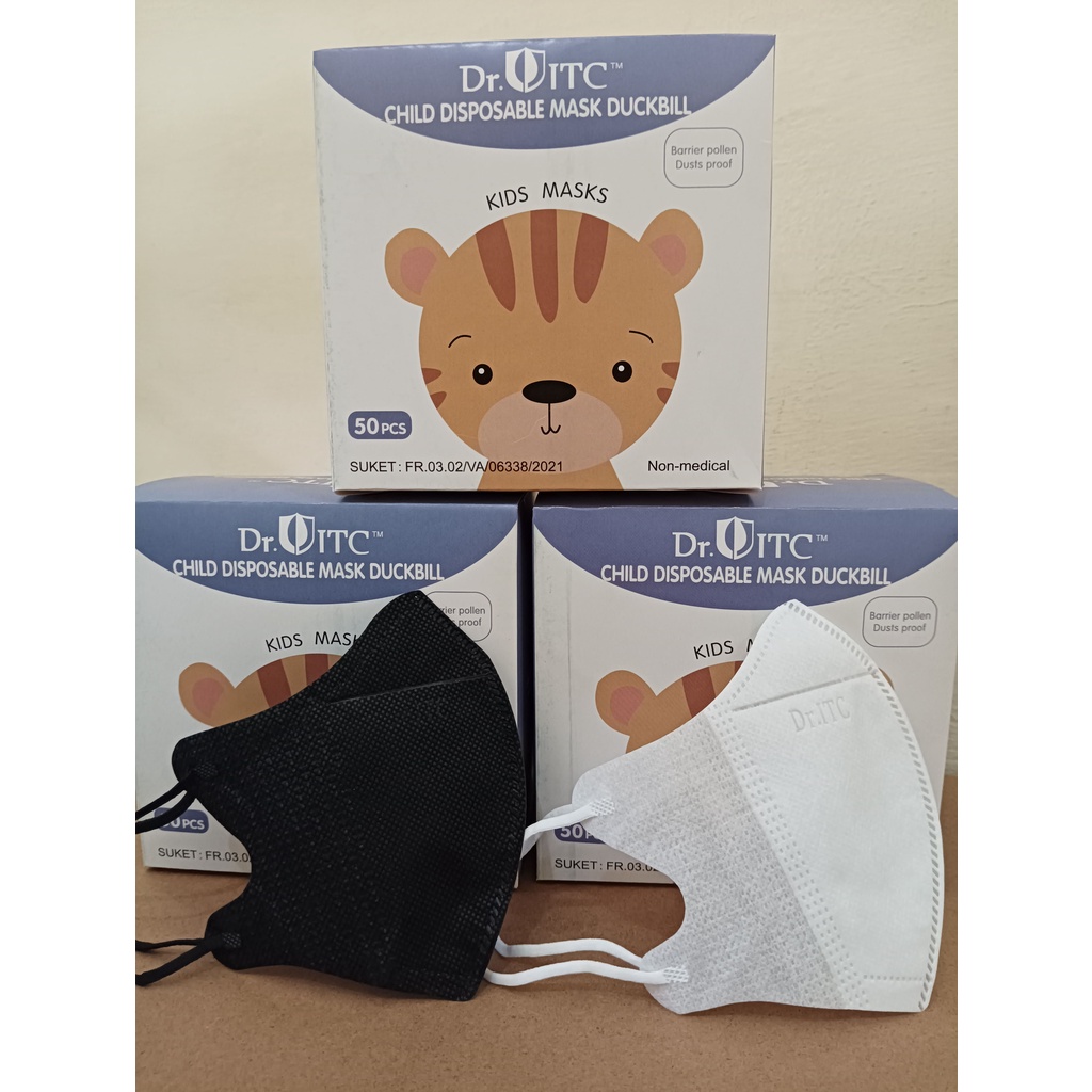 Masker Duckbill Anak Alkindo / Dr Itc