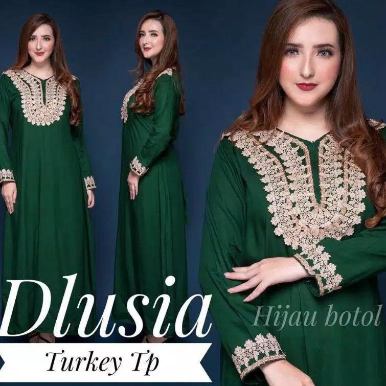 Terbaru DASTER ARAB DLUSIA TURKEY TP | SANTUNG SUPER  A | RESLETING DEPAN