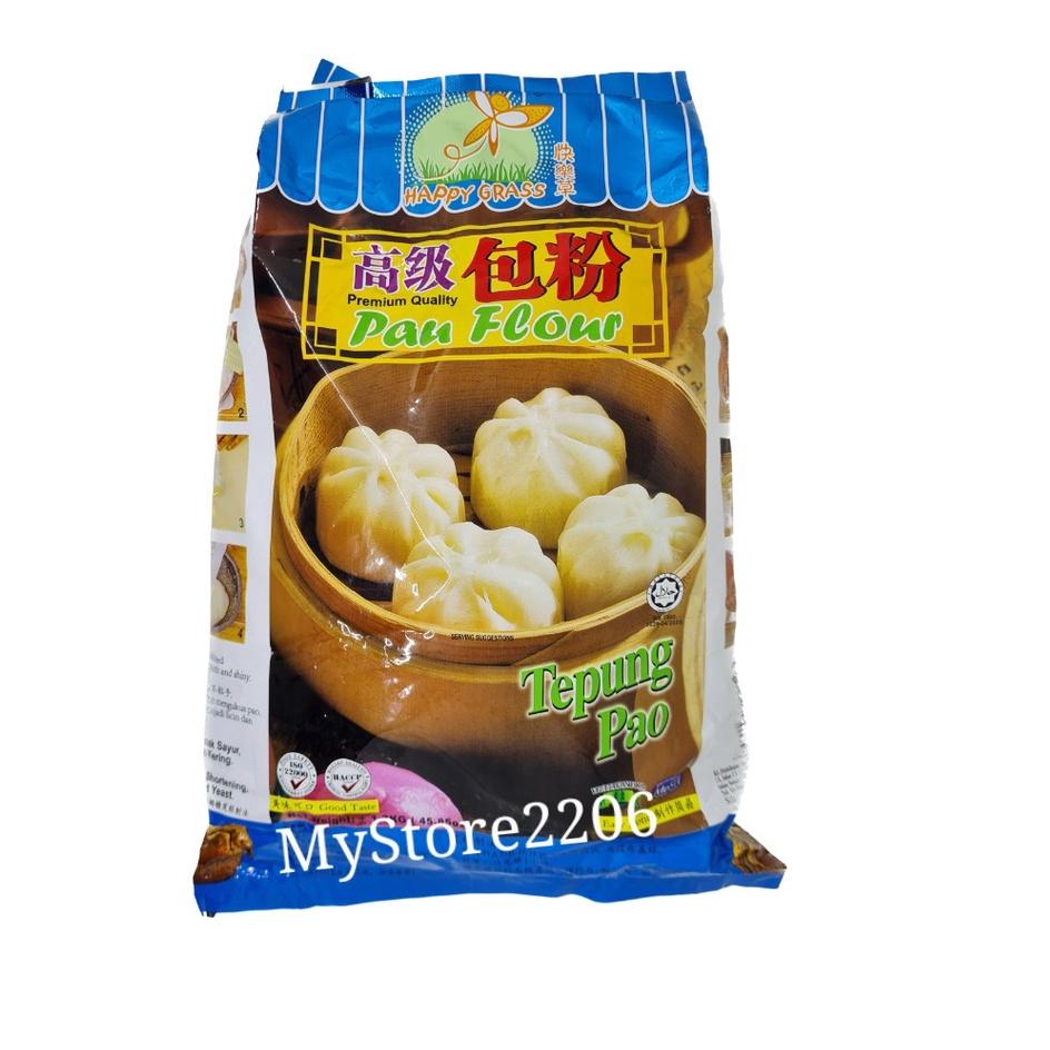 

℮ Pau Floor / Tepung Pao / Tepung Bakpao merek Happy Grass ✾