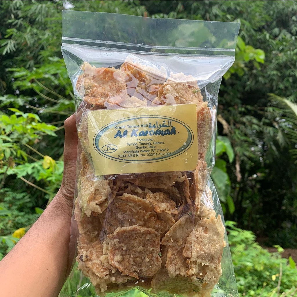 

Kripik Tempe Asli Al Karomah Khas Mandiraja 250gram